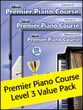 Alfred's Premier Piano Course Level 3 Value Pack piano sheet music cover